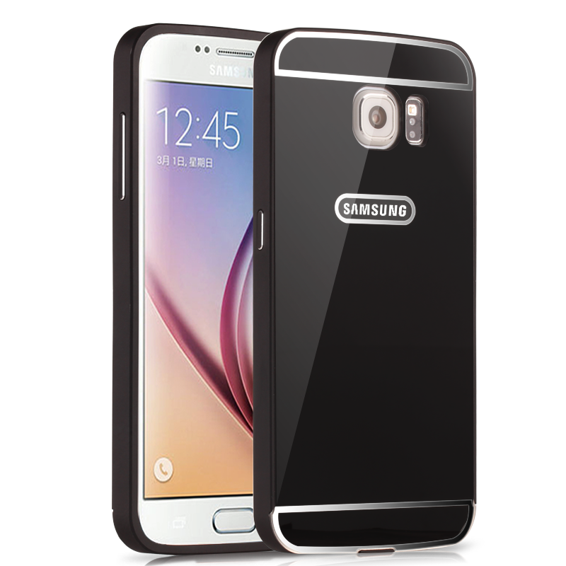 Samsung Galaxy S6 Coque Border De Téléphone Couvercle Arrière Étui Jaune