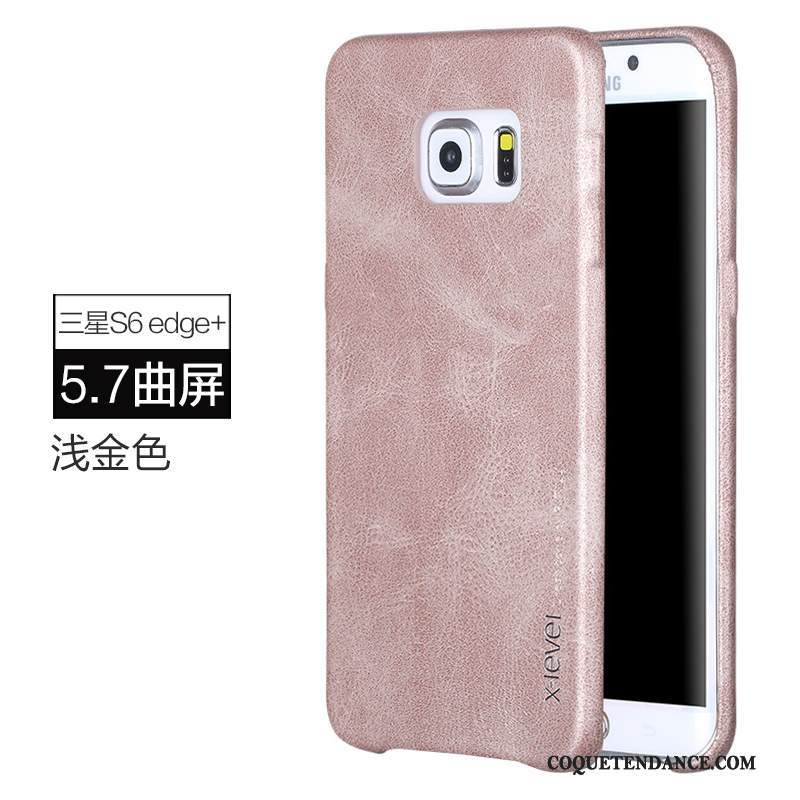 Samsung Galaxy S6 Edge Coque Business Étui En Cuir Incassable Multicolore Protection