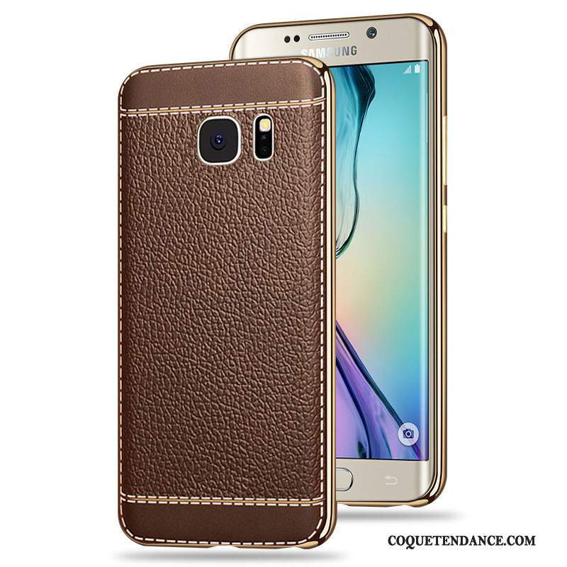 Samsung Galaxy S6 Edge Coque De Téléphone Protection Fluide Doux Tout Compris Placage