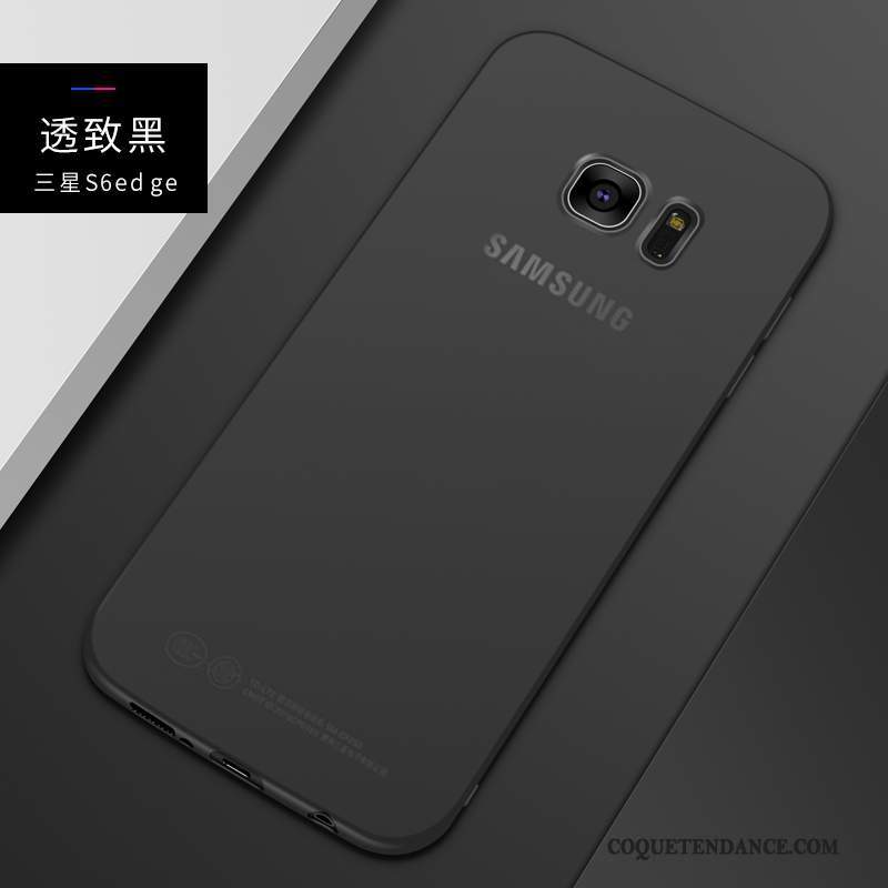 Samsung Galaxy S6 Edge + Coque De Téléphone Très Mince Étui Silicone Délavé En Daim