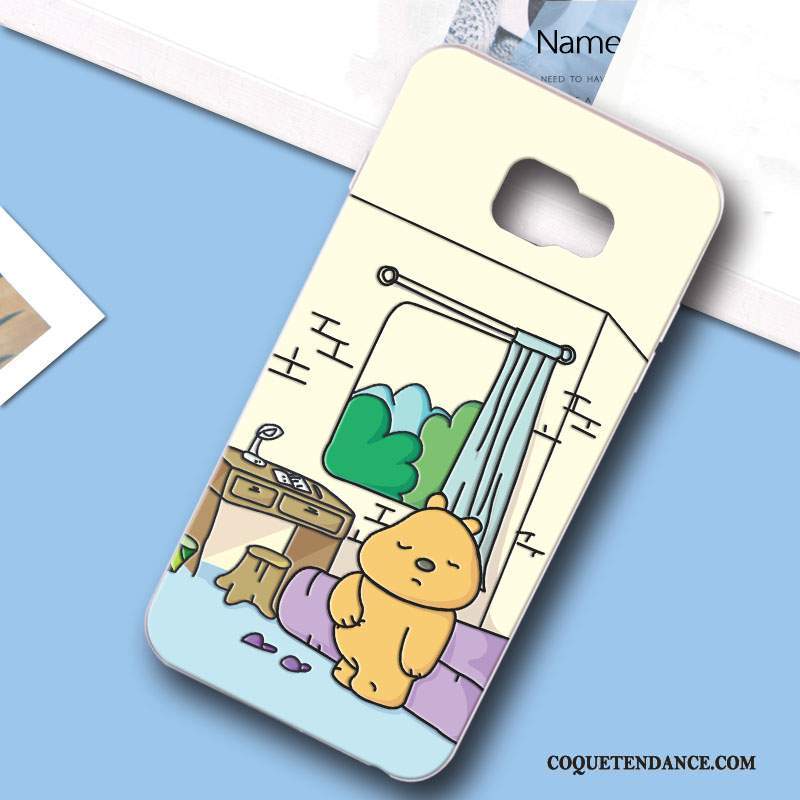 Samsung Galaxy S6 Edge + Coque Dessin Animé Incassable Protection Étui Bleu