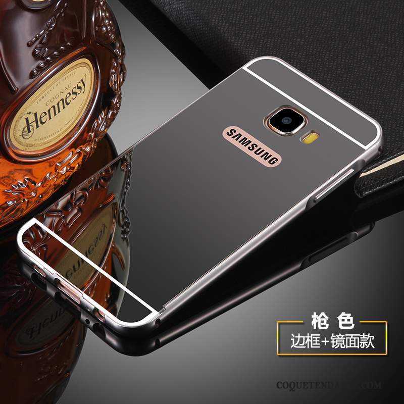Samsung Galaxy S6 Edge Coque Difficile Miroir Étui Incassable Métal