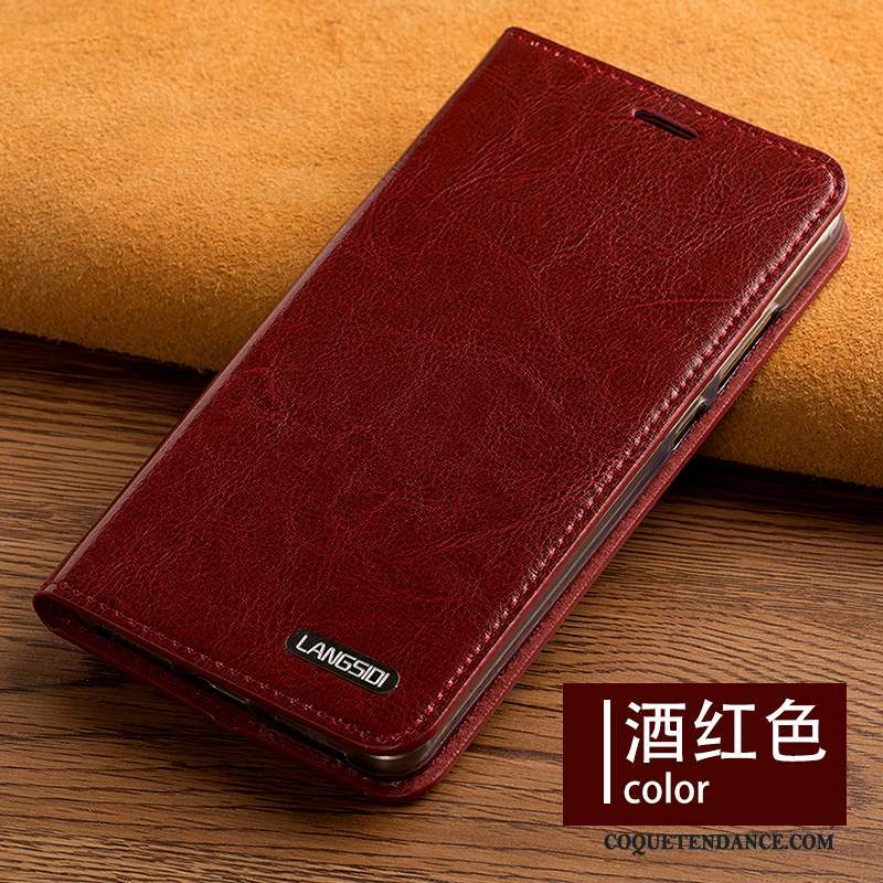 Samsung Galaxy S6 Edge + Coque Marron Incassable Étui Protection