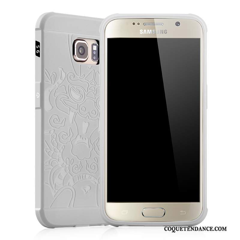 Samsung Galaxy S6 Edge Coque Personnalité Silicone Tendance Étui Fluide Doux