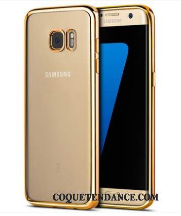 Samsung Galaxy S6 Edge + Coque Protection Rose De Téléphone Silicone Étui