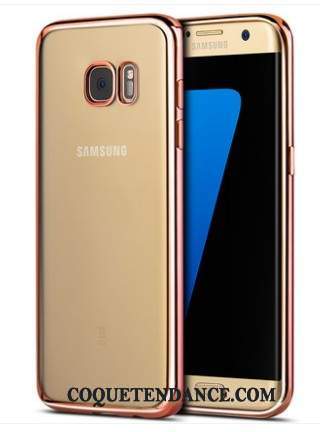 Samsung Galaxy S6 Edge + Coque Protection Rose De Téléphone Silicone Étui