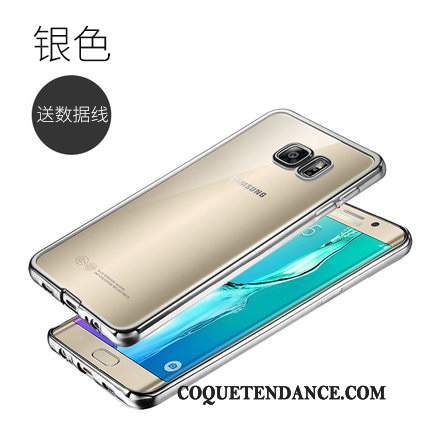 Samsung Galaxy S6 Edge + Coque Silicone De Téléphone Transparent Très Mince Étui