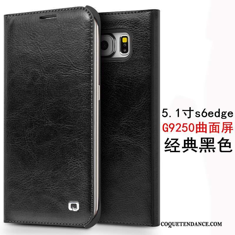 Samsung Galaxy S6 Edge Coque Étui En Cuir Housse Incassable De Téléphone