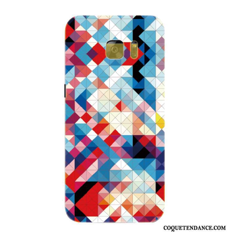 Samsung Galaxy S7 Coque Amoureux Protection Étui Multicolore Marque De Tendance