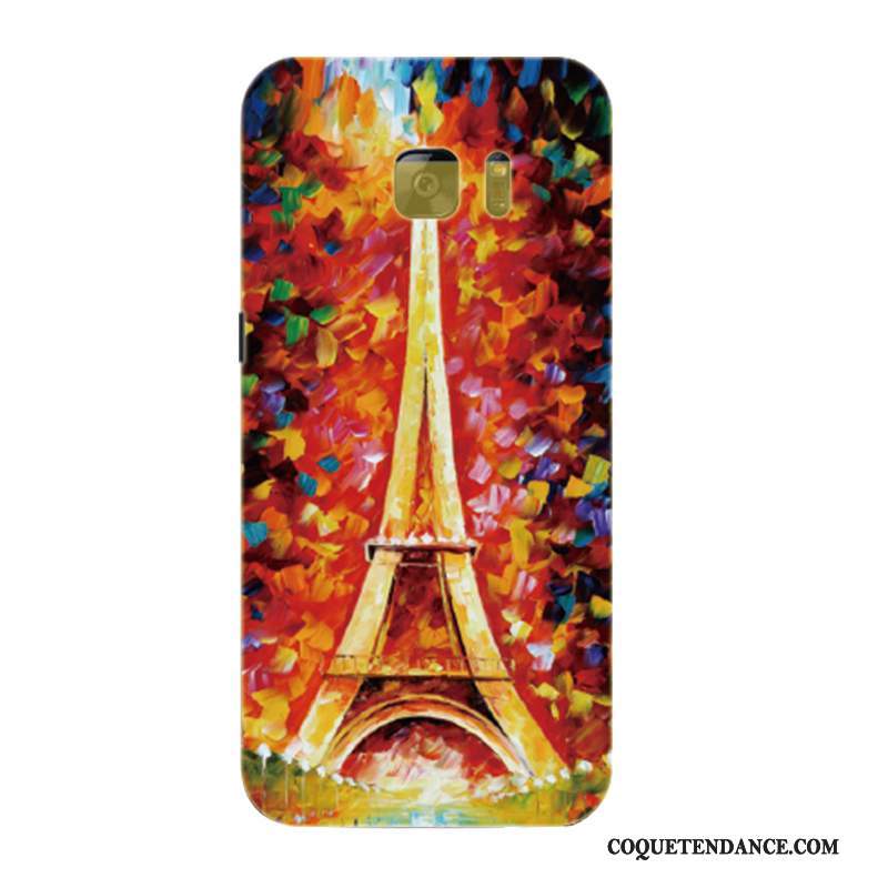 Samsung Galaxy S7 Coque Amoureux Protection Étui Multicolore Marque De Tendance