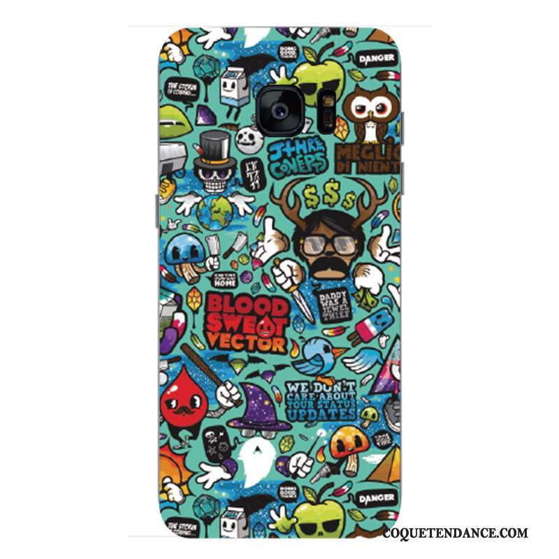 Samsung Galaxy S7 Coque Amoureux Protection Étui Multicolore Marque De Tendance