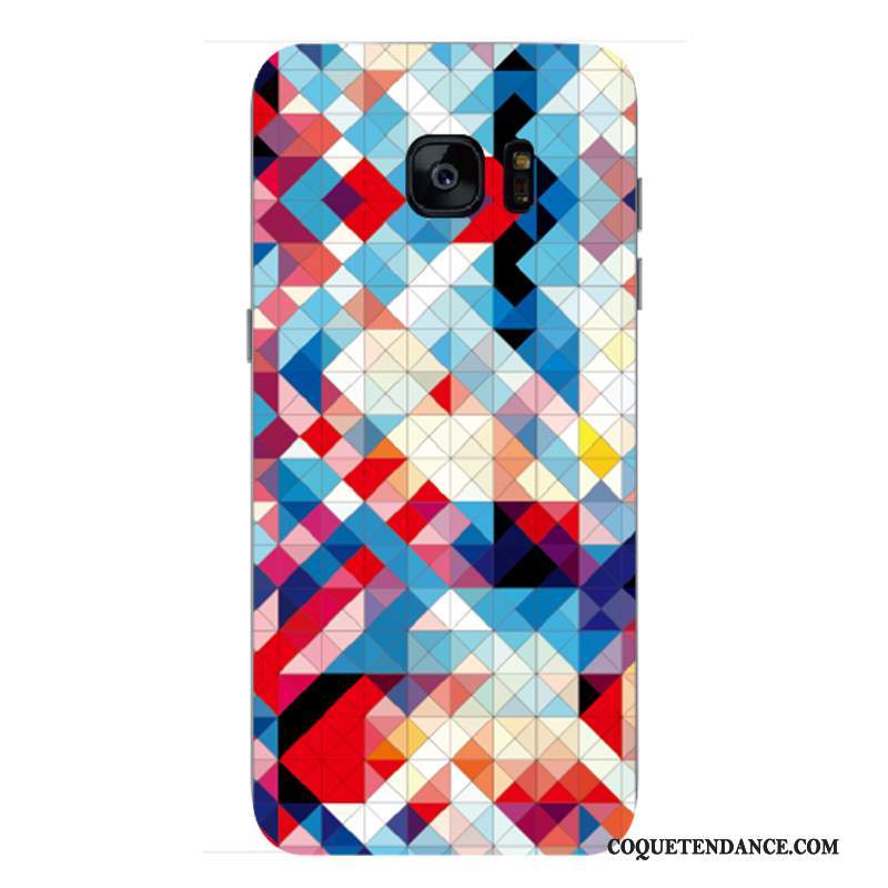 Samsung Galaxy S7 Coque Amoureux Protection Étui Multicolore Marque De Tendance