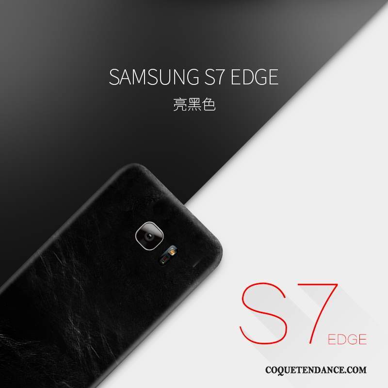 Samsung Galaxy S7 Coque Créatif Cuir Véritable Protection De Téléphone Étui