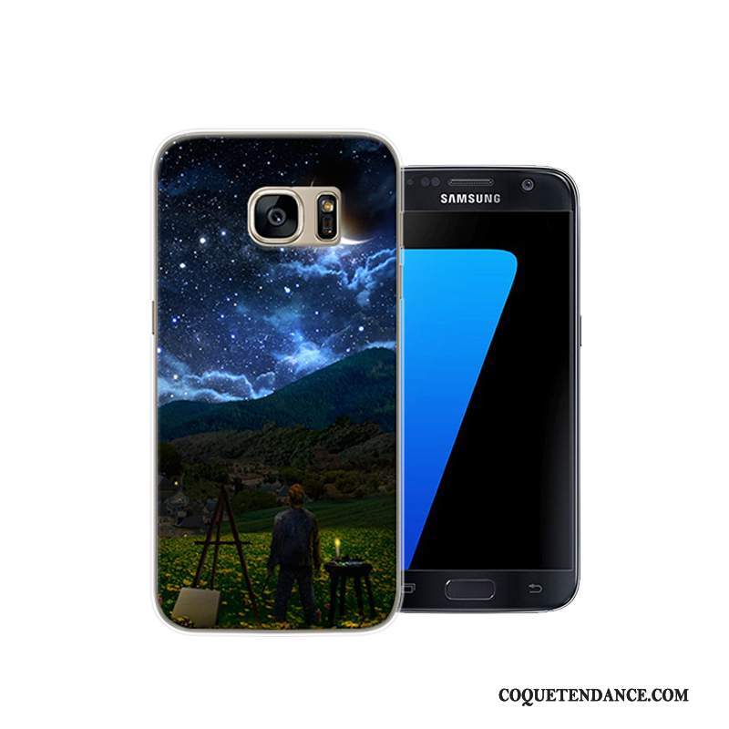 Samsung Galaxy S7 Coque Créatif Difficile Dessin Animé Protection Rouge