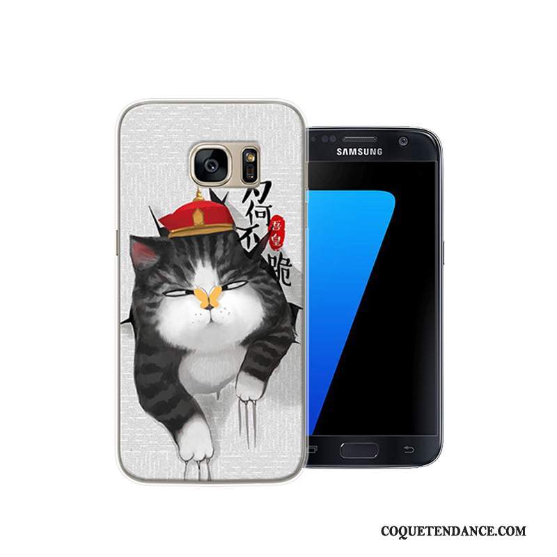 Samsung Galaxy S7 Coque Créatif Difficile Dessin Animé Protection Rouge