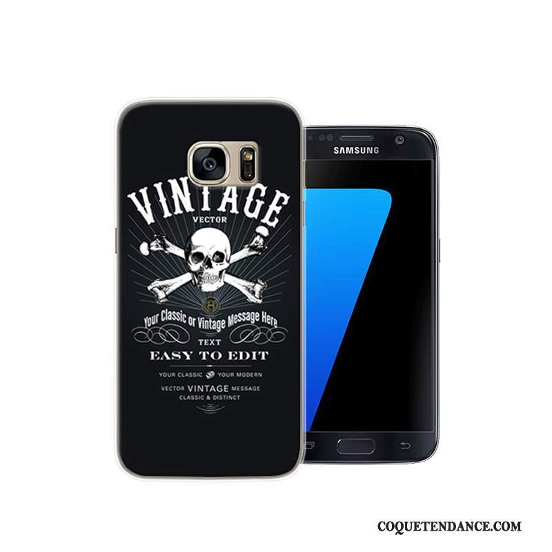 Samsung Galaxy S7 Coque Créatif Difficile Dessin Animé Protection Rouge