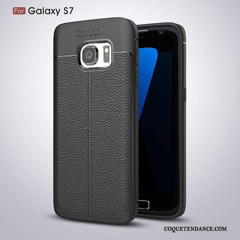 Samsung Galaxy S7 Coque Créatif Incassable Tout Compris Silicone Fluide Doux