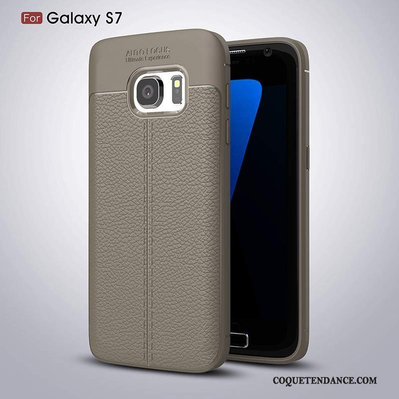Samsung Galaxy S7 Coque Créatif Incassable Tout Compris Silicone Fluide Doux