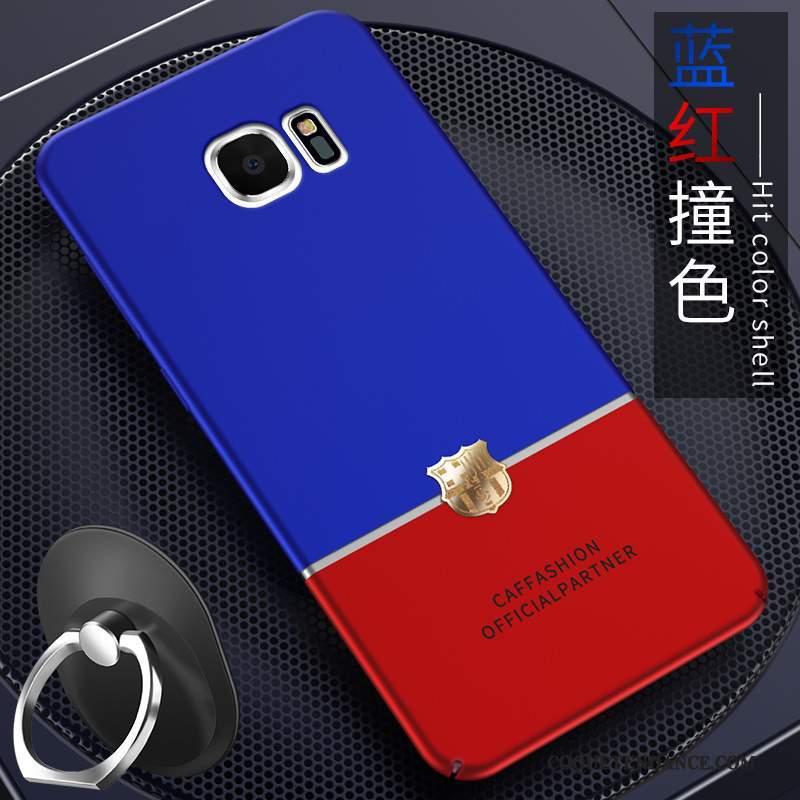 Samsung Galaxy S7 Coque De Téléphone Bleu Étui Incassable Protection