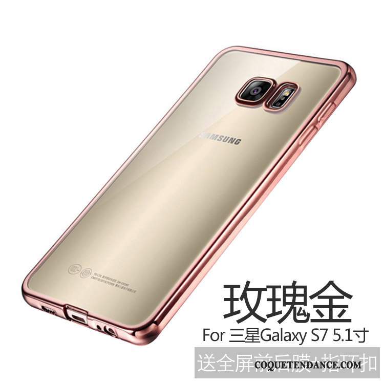 Samsung Galaxy S7 Coque De Téléphone Fluide Doux Étui Silicone Très Mince