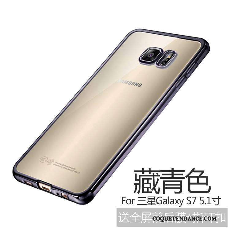 Samsung Galaxy S7 Coque De Téléphone Fluide Doux Étui Silicone Très Mince