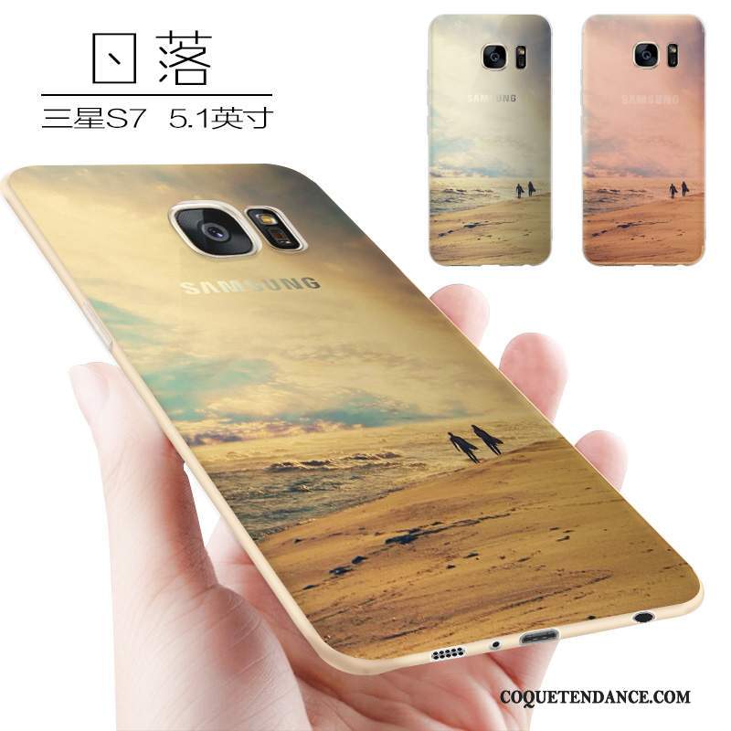 Samsung Galaxy S7 Coque De Téléphone Personnalité Silicone Délavé En Daim Créatif