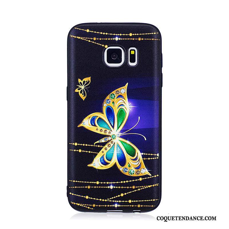Samsung Galaxy S7 Coque Dessin Animé Peinture Gaufrage Protection De Téléphone