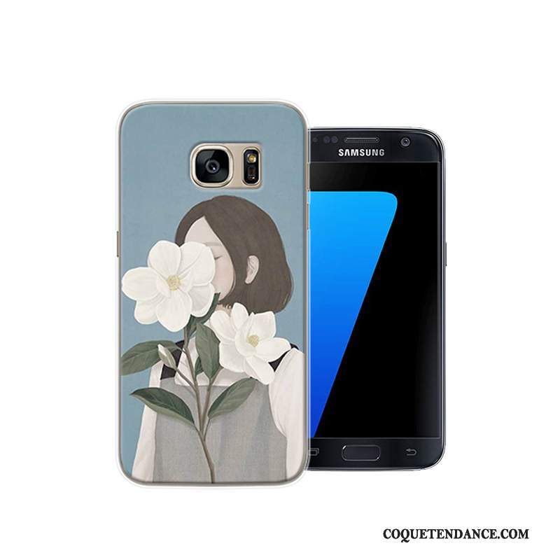 Samsung Galaxy S7 Coque Incassable Rose Protection De Téléphone Étui
