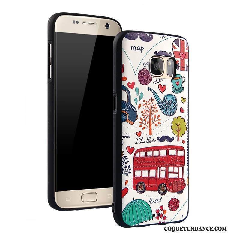Samsung Galaxy S7 Coque Ornements Suspendus Étui Multicolore De Téléphone Dessin Animé