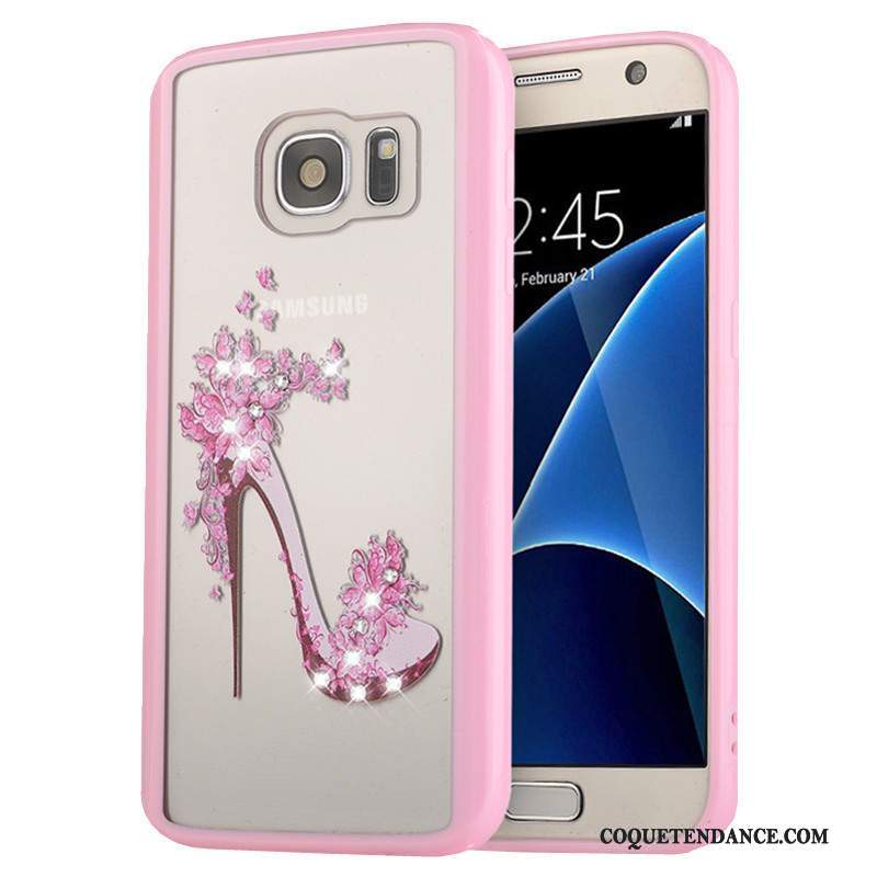 Samsung Galaxy S7 Coque Peinture Silicone De Téléphone Fluide Doux Étui