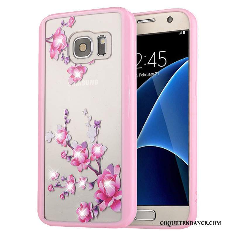 Samsung Galaxy S7 Coque Peinture Silicone De Téléphone Fluide Doux Étui