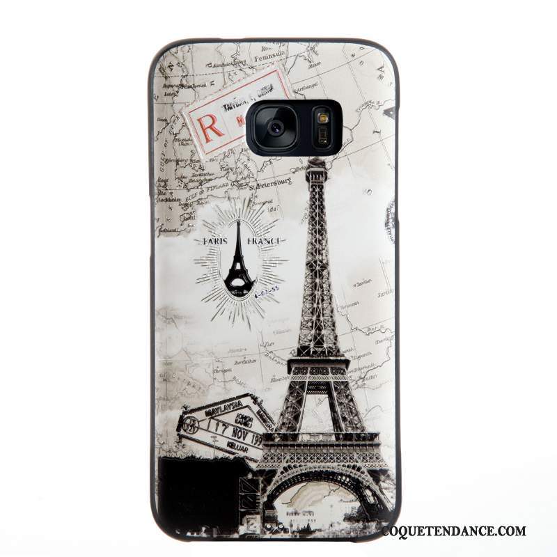 Samsung Galaxy S7 Coque Protection Multicolore Dessin Animé Tendance Étui