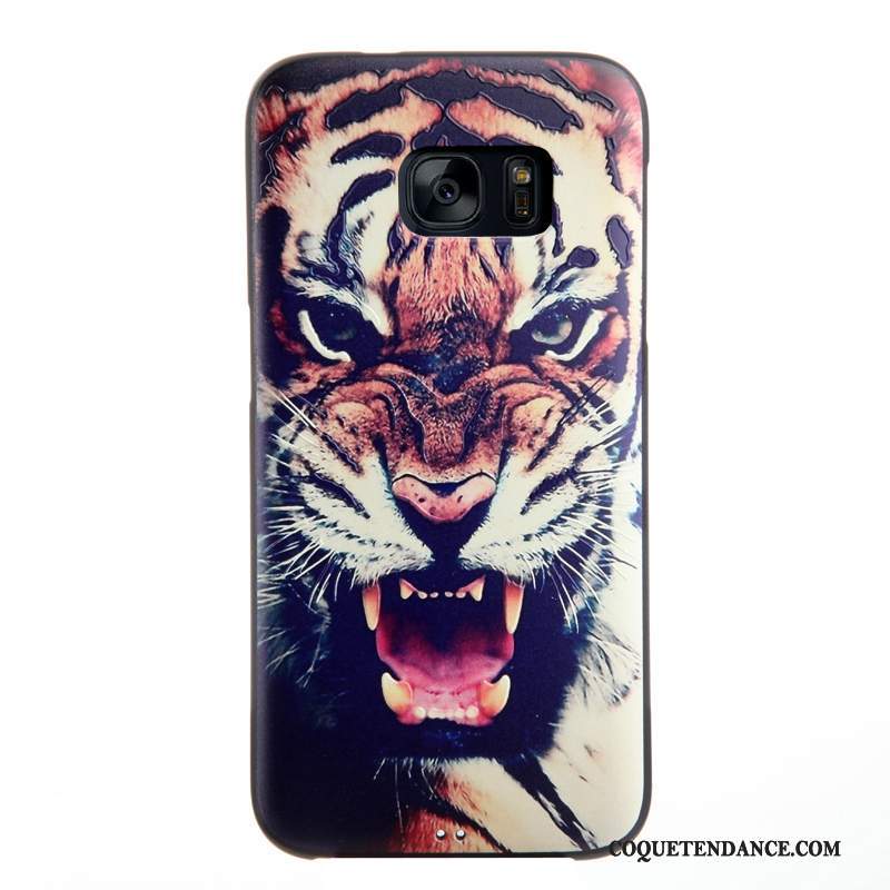 Samsung Galaxy S7 Coque Protection Multicolore Dessin Animé Tendance Étui