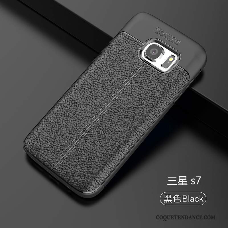 Samsung Galaxy S7 Coque Protection Tendance Simple Silicone Incassable