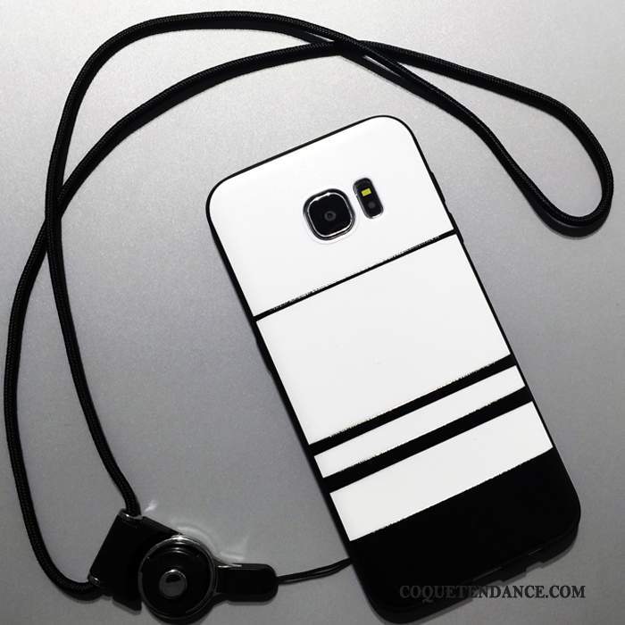Samsung Galaxy S7 Coque Silicone Dessin Animé Ornements Suspendus Incassable Tendance
