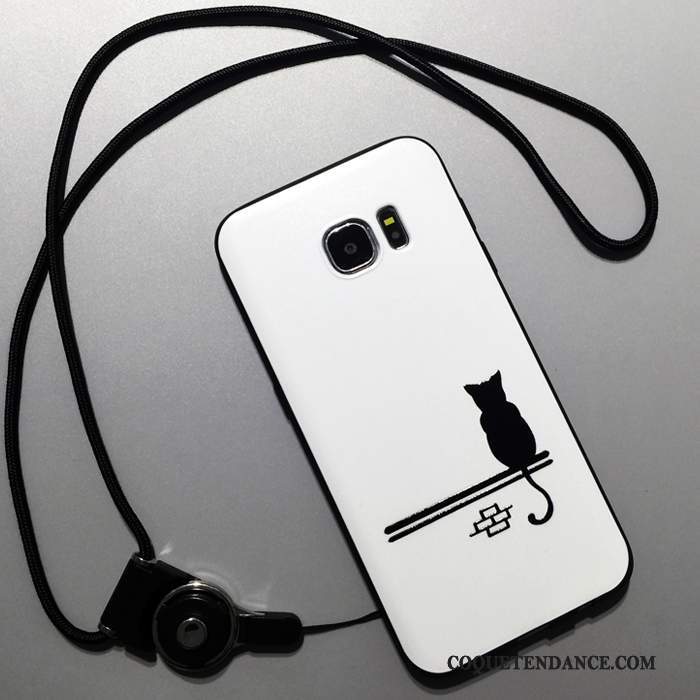 Samsung Galaxy S7 Coque Silicone Dessin Animé Ornements Suspendus Incassable Tendance