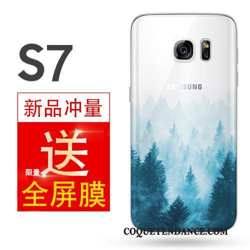 Samsung Galaxy S7 Coque Silicone Jaune Protection De Téléphone Simple