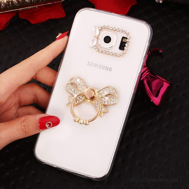 Samsung Galaxy S7 Coque Silicone Strass Protection Incassable Étui