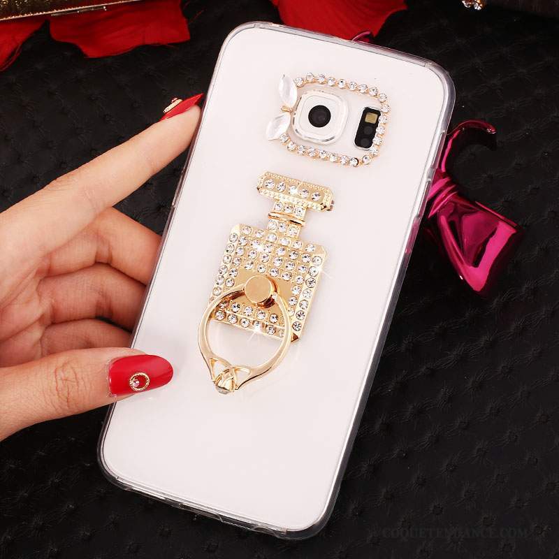 Samsung Galaxy S7 Coque Silicone Strass Protection Incassable Étui