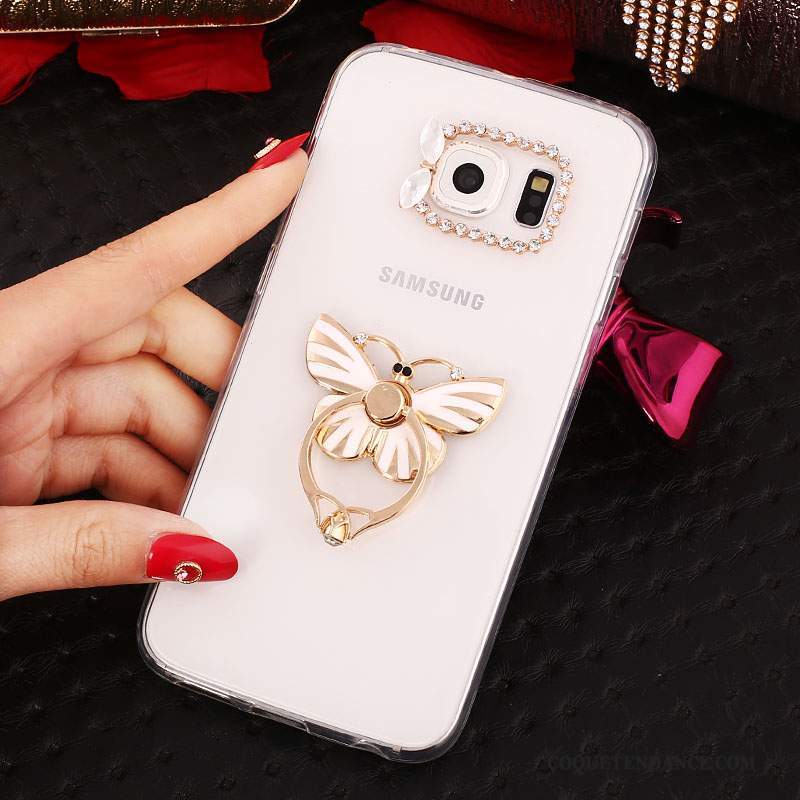 Samsung Galaxy S7 Coque Silicone Strass Protection Incassable Étui