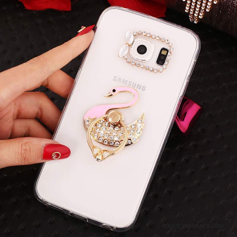 Samsung Galaxy S7 Coque Silicone Strass Protection Incassable Étui