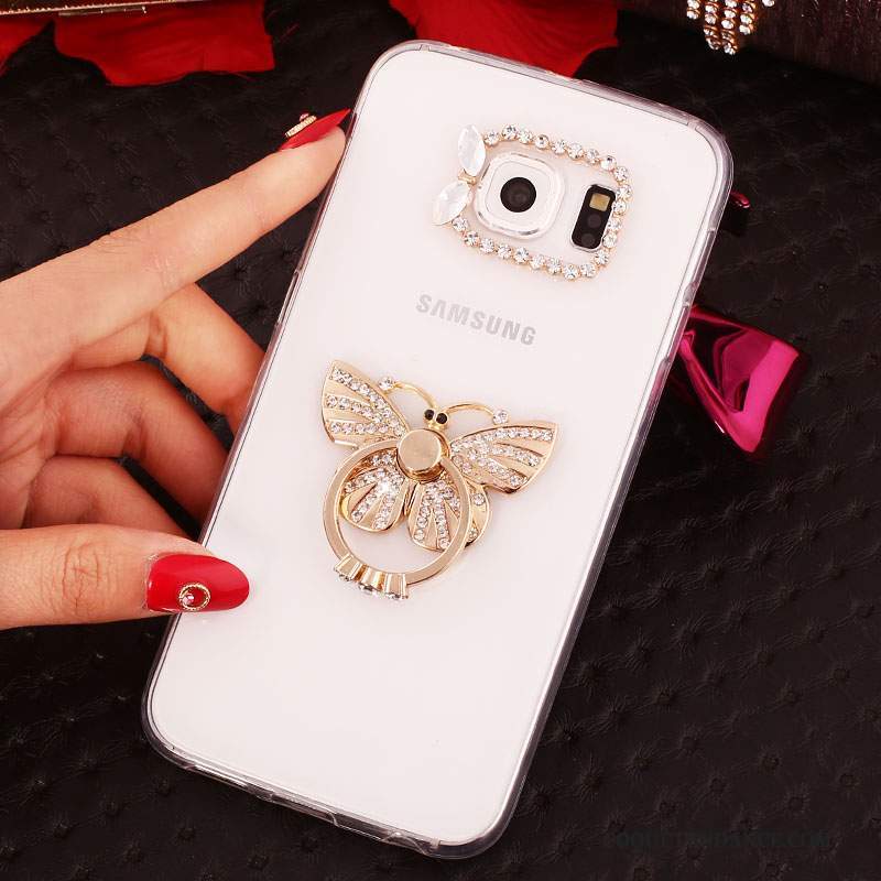 Samsung Galaxy S7 Coque Silicone Strass Protection Incassable Étui