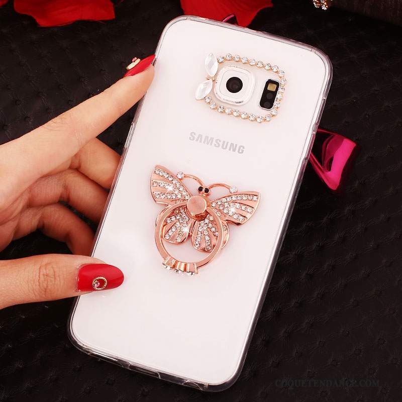 Samsung Galaxy S7 Coque Silicone Strass Protection Incassable Étui