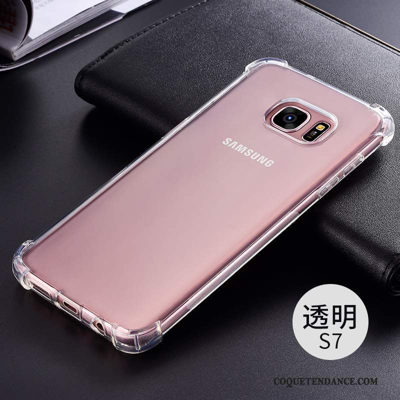 Samsung Galaxy S7 Coque Tendance Blanc Protection Étui De Téléphone