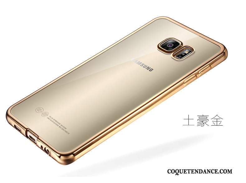 Samsung Galaxy S7 Coque Transparent Étui Rose Incassable Mince