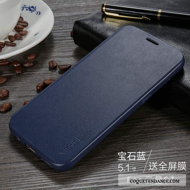 Samsung Galaxy S7 Coque Étui Clamshell Bleu Protection De Téléphone