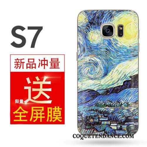 Samsung Galaxy S7 Coque Étui Créatif Gaufrage Protection De Téléphone