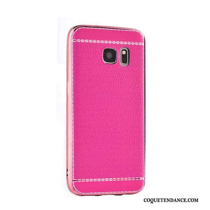 Samsung Galaxy S7 Coque Étui Fluide Doux Protection Cuir Placage