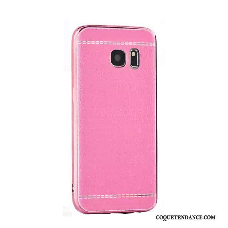 Samsung Galaxy S7 Coque Étui Fluide Doux Protection Cuir Placage