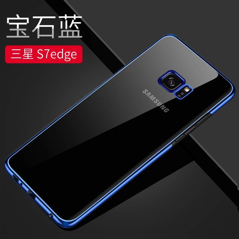 Samsung Galaxy S7 Edge Coque Bleu Incassable Tout Compris De Téléphone Personnalité